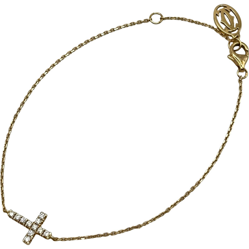カルティエ Cartier シンボルダイヤモンドブレスレット ピンクゴールド 