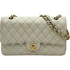 シャネル CHANEL マトラッセ25 A01112 9番台 アイボリー系 ゴールド金具 キャビアスキン レディース ショルダーバッグ