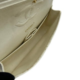 シャネル CHANEL マトラッセ25 A01112 9番台 アイボリー系 ゴールド金具 キャビアスキン レディース ショルダーバッグ