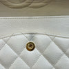シャネル CHANEL マトラッセ25 A01112 9番台 アイボリー系 ゴールド金具 キャビアスキン レディース ショルダーバッグ