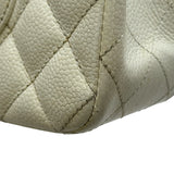 シャネル CHANEL マトラッセ25 A01112 9番台 アイボリー系 ゴールド金具 キャビアスキン レディース ショルダーバッグ