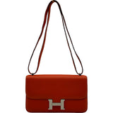 エルメス HERMES コンスタンスエラン □P刻印 カプシーヌ シルバー金具 エプソン レディース ショルダーバッグ