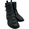 ジミーチュウ JIMMY CHOO スタッズ装飾レザーショートブーツ ブラック レザー レディース ブーツ