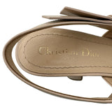 クリスチャン・ディオール Christian Dior スリングバックパテントパンプス ベージュ パテント レディース パンプス