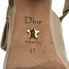 クリスチャン・ディオール Christian Dior スリングバックパテントパンプス ベージュ パテント レディース パンプス