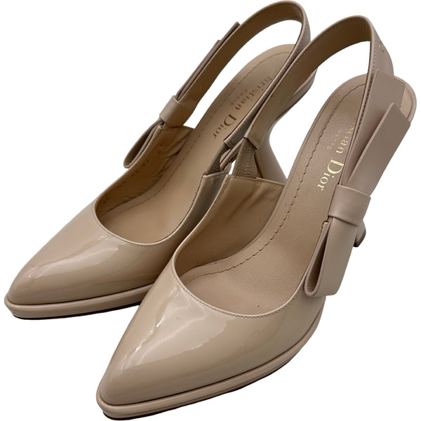 クリスチャン・ディオール Christian Dior スリングバックパテント