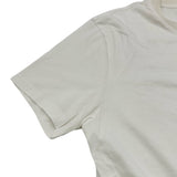 AMI PARIS ロゴ刺繍Tシャツ BFHJ108.723 ホワイト コットン レディース 半袖Ｔシャツ