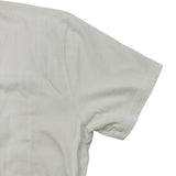 AMI PARIS ロゴ刺繍Tシャツ BFHJ108.723 ホワイト コットン レディース 半袖Ｔシャツ