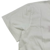 AMI PARIS ロゴ刺繍Tシャツ BFHJ108.723 ホワイト コットン レディース 半袖Ｔシャツ
