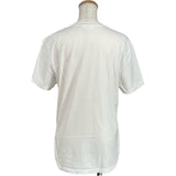 AMI PARIS ロゴ刺繍Tシャツ BFHJ108.723 ホワイト コットン レディース 半袖Ｔシャツ
