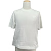 AMI PARIS ロゴ刺繡Tシャツ A21FJ128.726 ホワイト コットン メンズ 半袖Ｔシャツ