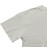 AMI PARIS ロゴ刺繡Tシャツ A21FJ128.726 ホワイト コットン メンズ 半袖Ｔシャツ