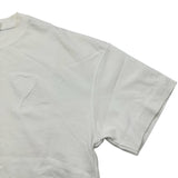 AMI PARIS ロゴ刺繡Tシャツ A21FJ128.726 ホワイト コットン メンズ 半袖Ｔシャツ
