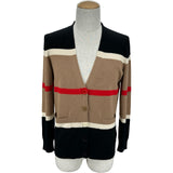バーバリー BURBERRY カシミヤ ボーダー ニットカーディガン 8048424 ベージュ カシミヤ メンズ カーディガン