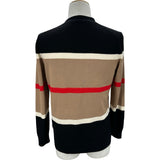 バーバリー BURBERRY カシミヤ ボーダー ニットカーディガン 8048424 ベージュ カシミヤ メンズ カーディガン