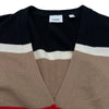 バーバリー BURBERRY カシミヤ ボーダー ニットカーディガン 8048424 ベージュ カシミヤ メンズ カーディガン