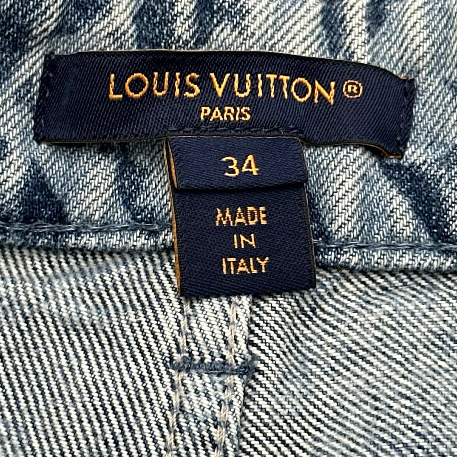 ルイ・ヴィトン LOUIS VUITTON ブルーム ワイドデニムパンツ 1AK04K34