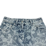 ルイ・ヴィトン LOUIS VUITTON ブルーム ワイドデニムパンツ 1AK04K34 ブルー デニム レディース デニムパンツ