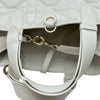 クリスチャン・ディオール Christian Dior トゥジュールミディアム M28210SNW ホワイト ゴールド金具 カーフスキン レディース ハンドバッグ