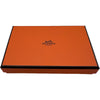 エルメス HERMES カルヴィ A刻印 ブラック×シルバー金具 シェーブル ユニセックス カードケース
