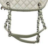 シャネル CHANEL マドモアゼルハンドバッグ 15番台 アイボリー シルバー金具 レザー レディース ハンドバッグ