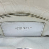 シャネル CHANEL マドモアゼルハンドバッグ 15番台 アイボリー シルバー金具 レザー レディース ハンドバッグ