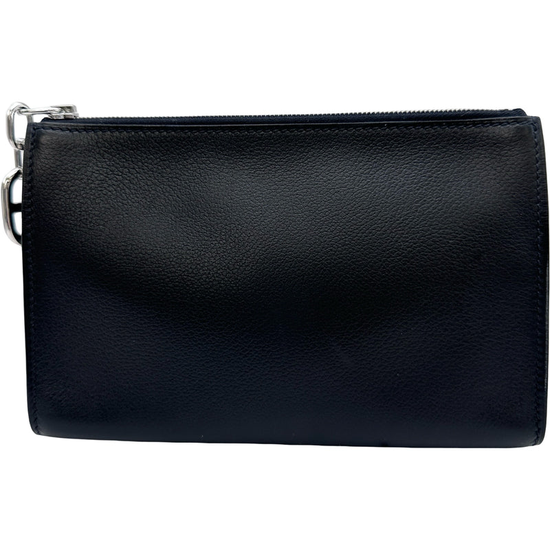 エルメス HERMES ジップアンゴー PM K刻印 ブラック×シルバー金具