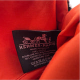 エルメス HERMES ボリードポーチ20 ブラック×シルバー金具 トワル レディース ポーチ