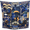 エルメス HERMES カレ90 Parade en Fanfare ネイビー シルク レディース スカーフ