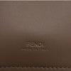 フェンディ FENDI FFロゴ フォンポーチ 7AS047 ブラウン レザー/ボア レディース ポーチ