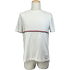 トムブラウン THOM BROWNE トリコロール半袖Tシャツ MJS221A ホワイト コットン メンズ 半袖Ｔシャツ
