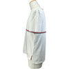 トムブラウン THOM BROWNE トリコロール半袖Tシャツ MJS221A ホワイト コットン メンズ 半袖Ｔシャツ