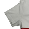 トムブラウン THOM BROWNE トリコロール半袖Tシャツ MJS221A ホワイト コットン メンズ 半袖Ｔシャツ