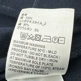 トムブラウン THOM BROWNE トリコロール半袖Tシャツ MJS221A ネイビー コットン メンズ 半袖Ｔシャツ