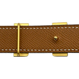 エルメス HERMES コンスタンスミニベルト 80cm B刻印 ブラック/ゴールド/ゴールド金具 エプソン/スイフト レディース ベルト