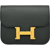 エルメス HERMES コンスタンススリム B刻印 ブラック/ゴールド金具 エプソン レディース ポーチ