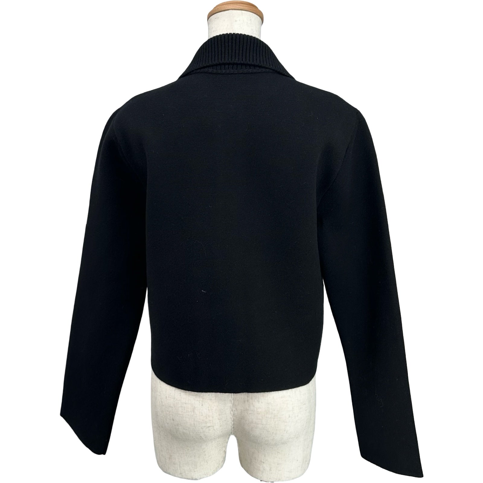 エルメス HERMES ポケット付ウールジャケット 6E2223D3 ブラック