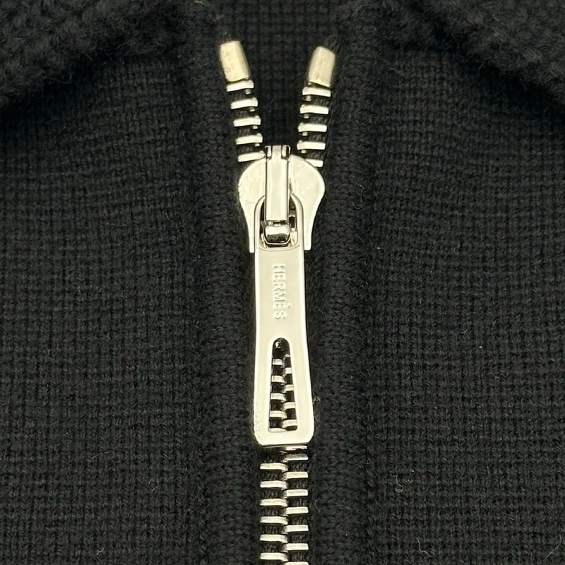 エルメス HERMES ポケット付ウールジャケット 6E2223D3 ブラック