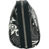 シャネル CHANEL エアラインポーチ 22番台 ブラック/ホワイト/シルバー金具 ナイロン レディース ポーチ