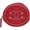 シャネル CHANEL CCフィリグリーコインケース 29番台 ピンク/ゴールド金具 キャビアスキン レディース コインケース