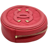 シャネル CHANEL CCフィリグリーコインケース 29番台 ピンク/ゴールド金具 キャビアスキン レディース コインケース