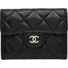 シャネル CHANEL マトラッセコインパース A31504 12番台 ブラック/シルバー金具 ラムスキン レディース コインケース