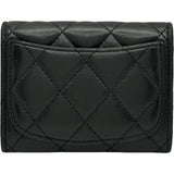 シャネル CHANEL マトラッセコインパース A31504 12番台 ブラック/シルバー金具 ラムスキン レディース コインケース