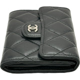 シャネル CHANEL マトラッセコインパース A31504 12番台 ブラック/シルバー金具 ラムスキン レディース コインケース