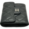 シャネル CHANEL マトラッセコインパース A31504 12番台 ブラック/シルバー金具 ラムスキン レディース コインケース