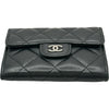 シャネル CHANEL マトラッセコインパース A31504 12番台 ブラック/シルバー金具 ラムスキン レディース コインケース