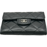 シャネル CHANEL マトラッセコインパース A31504 12番台 ブラック/シルバー金具 ラムスキン レディース コインケース