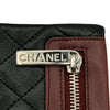 シャネル CHANEL コココクーンコインケース 13番台 ブラック/ボルドー/シルバー金具 ラムスキン レディース コインケース