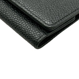 シャネル CHANEL ココマークキーケース 10番台 ブラック/ゴールド金具 キャビアスキン レディース キーケース