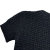 シャネル CHANEL ココマーク半袖ニットワンピース P36613 ブラック ウール レディース ワンピース